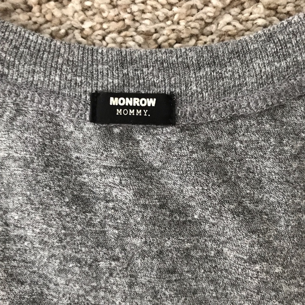 Monroe Mommy Grey Tank
